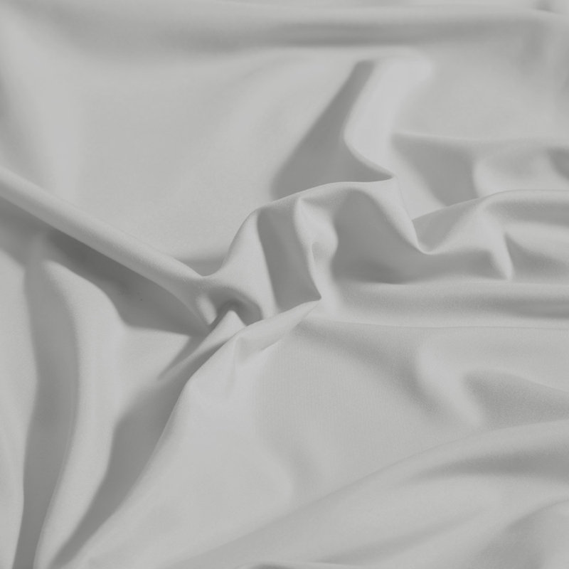 Ensemble de draps en micro-fibre, Gris clair, Ensemble de draps pour lit double + drap-housse + 
