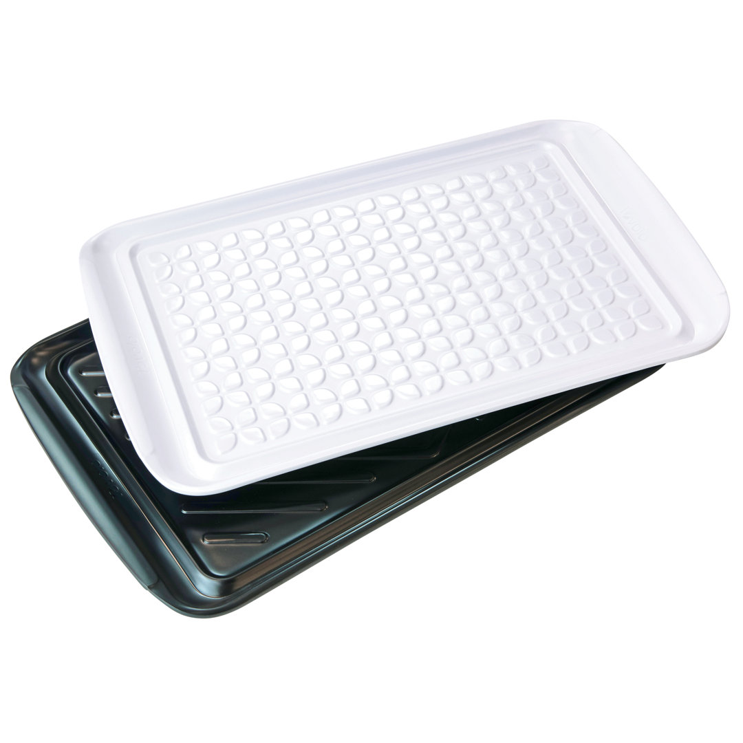 2 Piece Prep and Serve BBQ Melamine Tray Set Tovolo