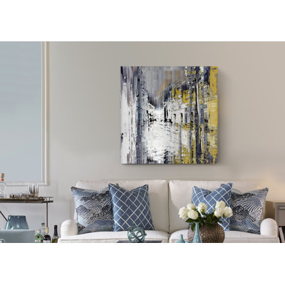 Ghetto Walk I - peinture sur toile tendue