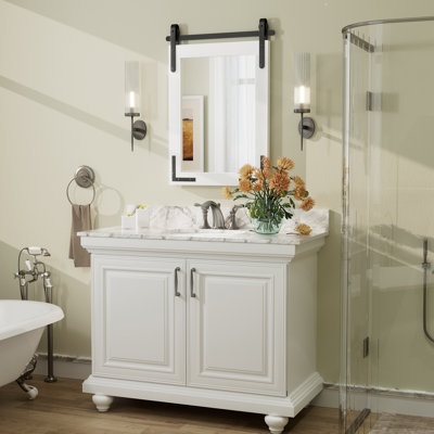 Miroir mural Amara Rustic Farmhouse
