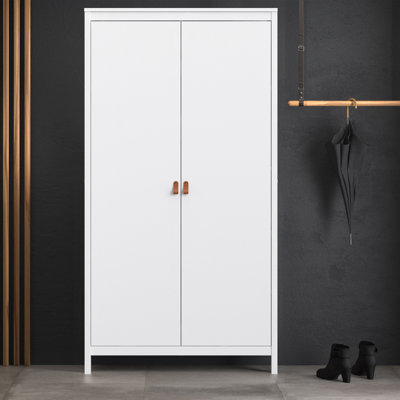 Cynteria 2 Door Manufactured Wood Wardrobe