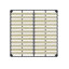 Structure de grand lit, tête de lit capitonnée avec très grand coussin ultra doux, lit plateforme en chenille avec support double en lattes de bois et de métal-433959059-433959057