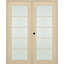 Portes doubles en bois manufacturé et en verre Avon 5 Lite-136355898-136355904-100096510