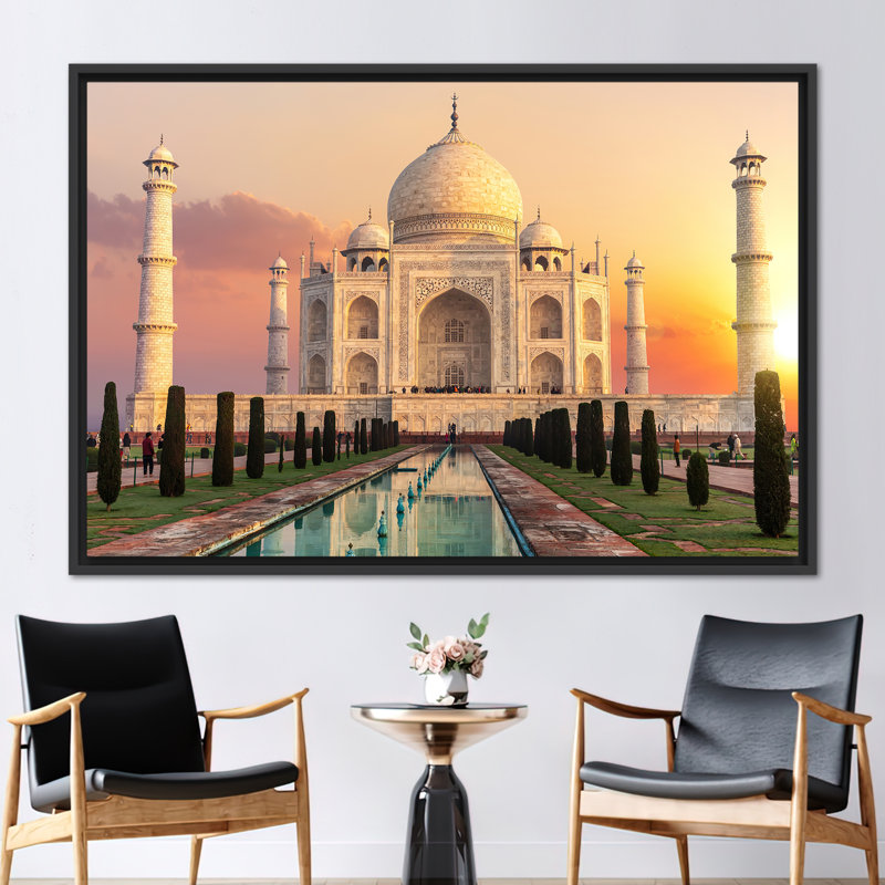 Print on Canvas, Framed Print without Mat, 20 cm H x 30 cm W, Black