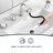 Pull Down Sprayer Bathroom Faucet, Brushed Gold 8 Inch 3 Hole Widespread Pull Out Bathroom Faucet, With Pop Up Drain And Water Supply Line