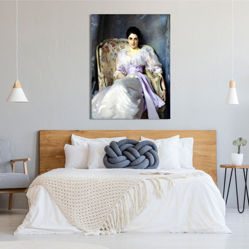 Lady Agnew Of Lochnaw by John Singer Sargent - Wrapped Canvas Painting, 80cm H x 60cm W x 4cm D