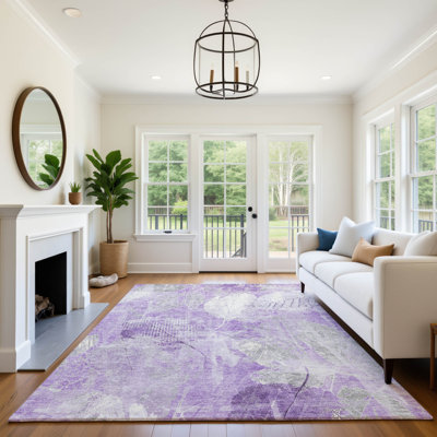 Tapis floral de qualité supérieure lavable à la machine Chelston AMF1850