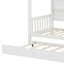 Lit en bois avec couchette et tablette-106760107