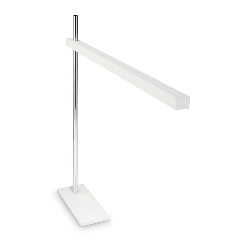 Nickelsville Metal Desk Lamp, White