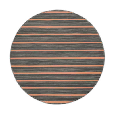 Tapis intérieur / extérieur noir HorizontalStripes