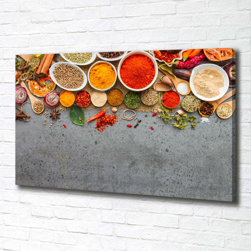 Mix Of Spices - Wrapped Canvas Print