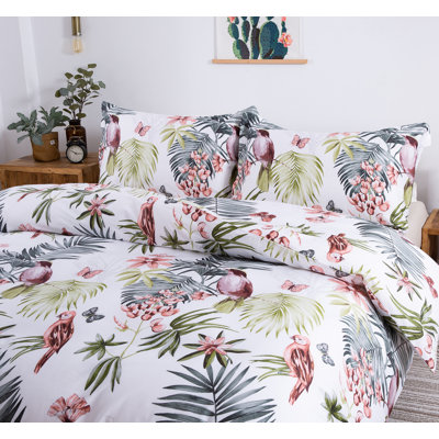 Sateen Floral Duvet Cover