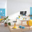 Adjustable Metal Base Standing Desk Converter