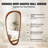 Irregular Natural Wood Frame Wall Mirror-1530324969-1539975365