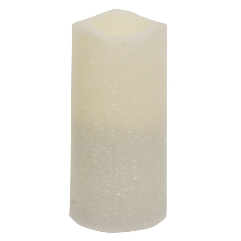 Pilier à minuterie blanc scintillant, 3 po x 6 po