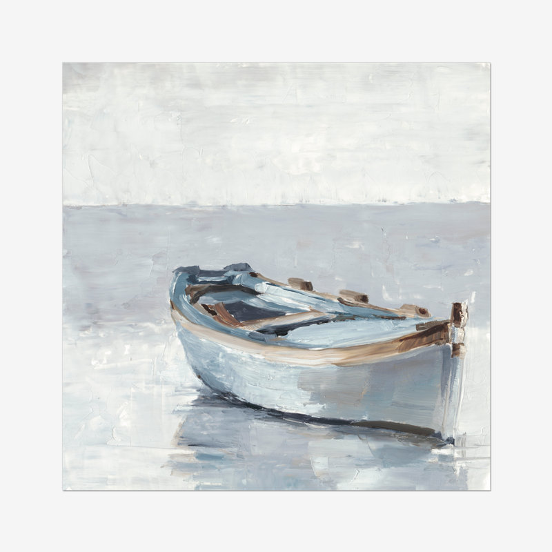 Reflected Horizon I by Ethan Harper - Painting, Wrapped Canvas, 91cm H x 91cm W