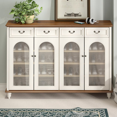 Classic American style storage shoe cabinet