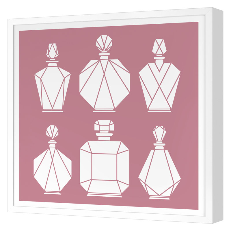 Collection De Parfum Print by Blinco, Olivia, White Single Picture Framed