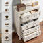 Commode 5 tiroirs Arlina Farmhouse, blanc-1139305105