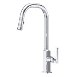 Apothecary Pull-Down Kitchen Faucet With C-Spout