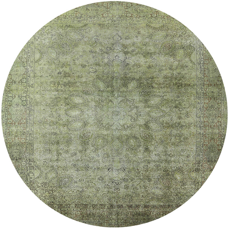 Ahnesti Oriental Indoor Rug, Round 3'