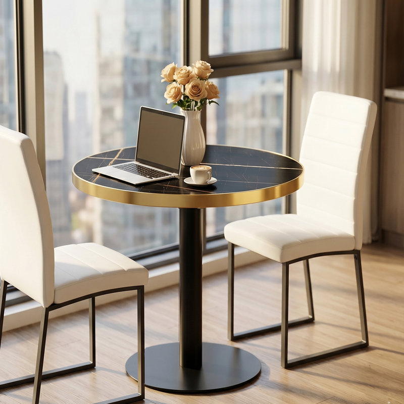 Petite table de salle à manger Modern, Black