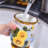 Ceramic Sunflower Bathroom Accessories Set