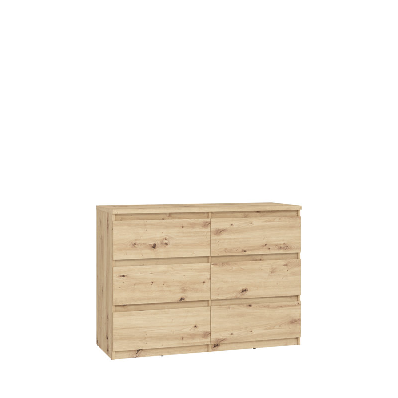 Priyaka 6 - Drawer Rectangle Accent Chest, Brown