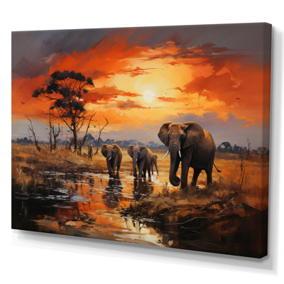 " Elephant Wandering Giants II "
