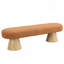 Banc de salle à manger pour salle à manger, banc de chambre à coucher tapissier à l'extrémité du lit, 64 po L-1683648183