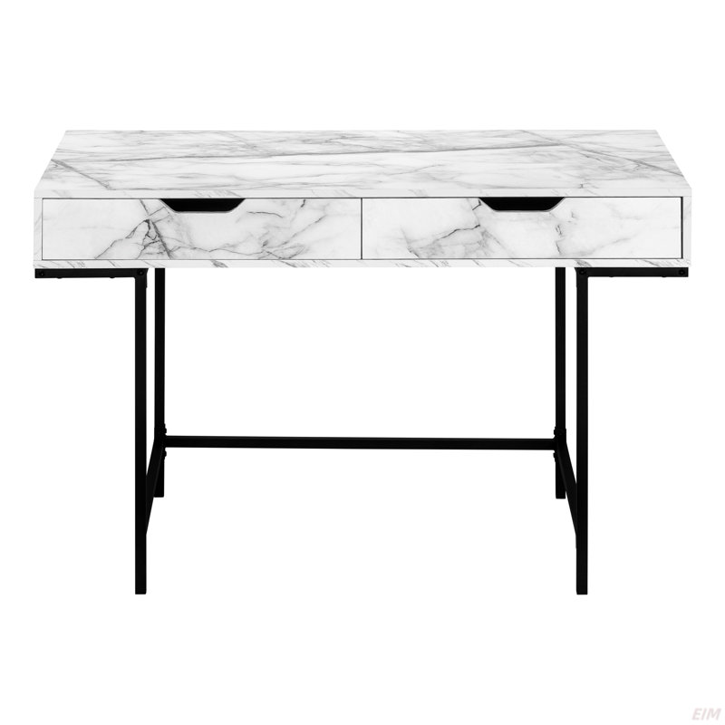 Ginaro Computer Desk, White