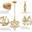 Drissia 1 - Light Gold Star Pendant