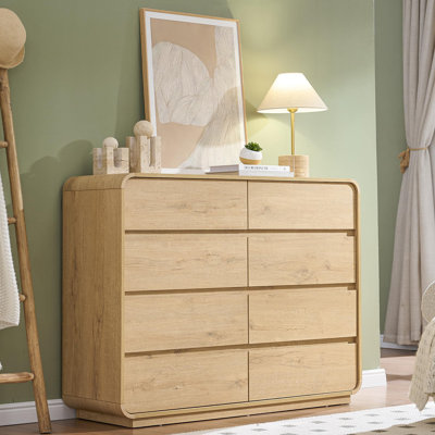 Commode 8 tiroirs 47,2 po H 47,2 po, commode rustique, commode de rangement pour salon de chambre à coucher