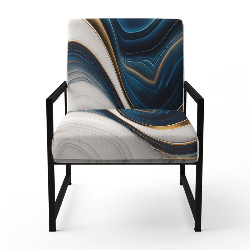 Fauteuil d'appoint Crofford, Noir, noir, noir, noir