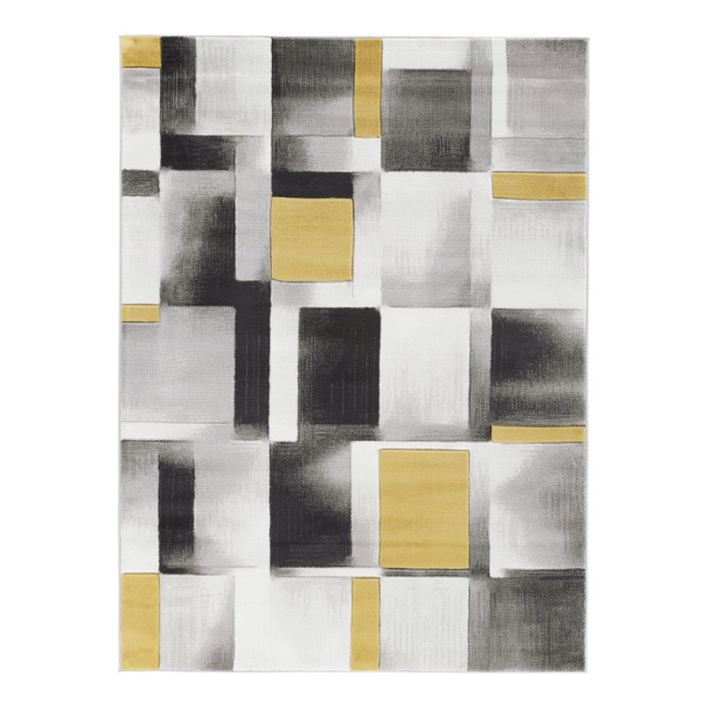 Good Vibes Geometric Area Rug, Rectangle 120 x 160cm