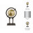 18" Siegfred Metal Globe