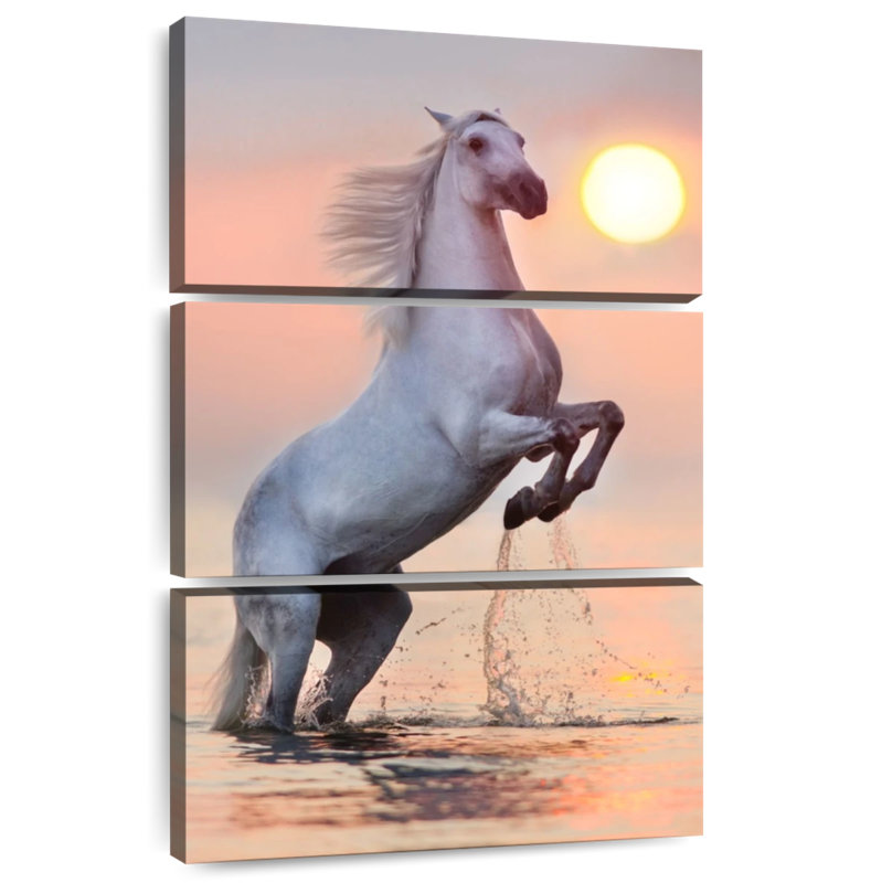 Brampt Horse Rearing, 38" H x 24" W