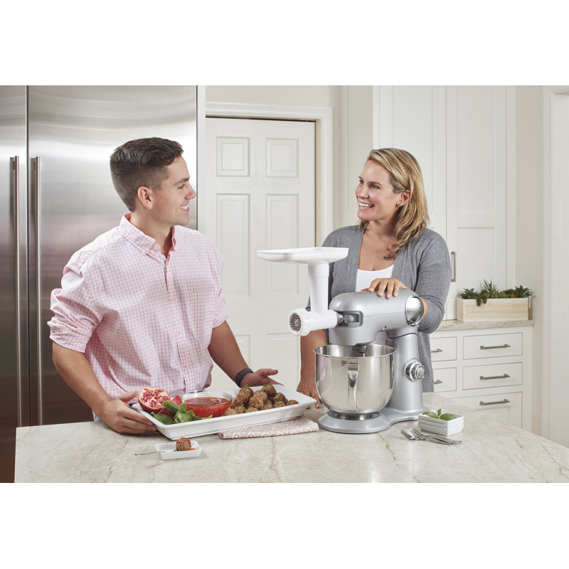 Cuisinart 12 Speed 5.5 Qt. Stand Mixer, Silver Lining