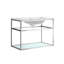 Ensemble de meuble-lavabo simple 30 po avec tablette ouverte Pierre-112310754