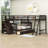 Idasia Kids Twin Over Full & Twin 3 Drawers Wooden L-Shaped Bunk Beds with Shelves-1955727947