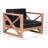 Anguilla Teak Patio Chair with Cushions-86506434