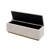 Versatile Corduroy Upholstered Ottoman with Spacious Storage for Home Enhancement