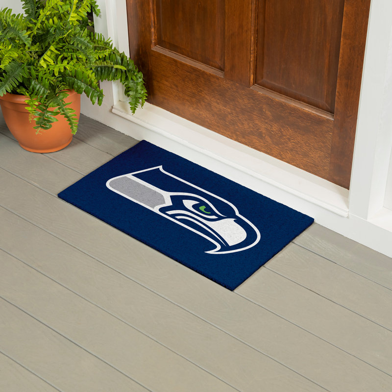 Tapis polychrome en PVC, 16 po x 28 po, Seahawks de Seattle