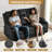 Manual Reclining Loveseat Sofa With Flip-Top Center Console, Charging Ports, Bluetooth Speakers And Cup Holders-1417572200