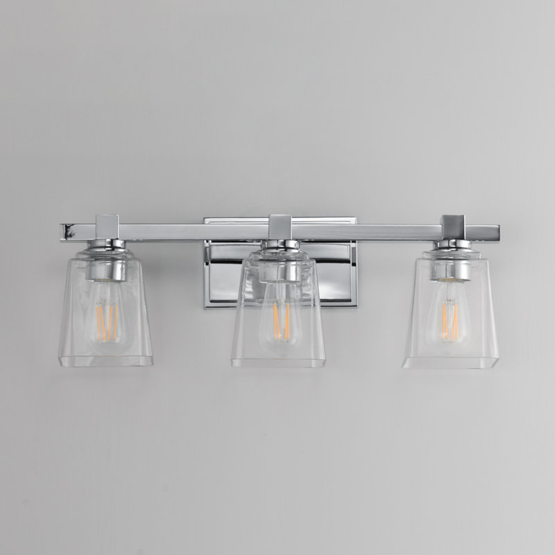 Cubos-Wall Sconce, Polished Chrome