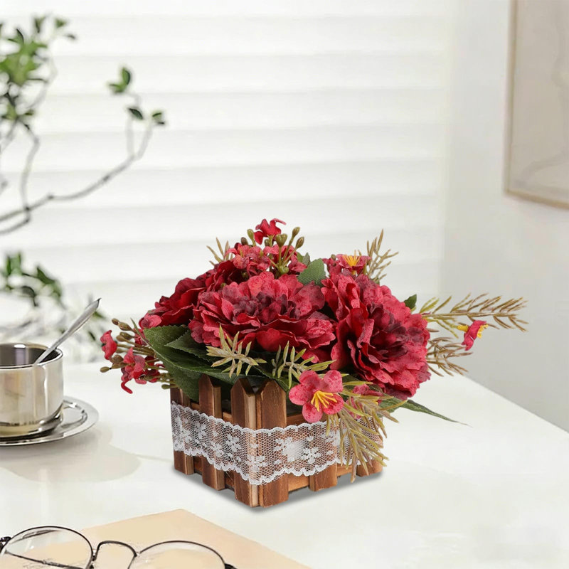 Fleurs artificielles kbndieu pour la décoration intérieure Fleurs simulées plantes en pot