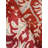 Red | Gold Wool Handmade Floral Hand Knotted Rectangle Indoor Area Rug-1269753265