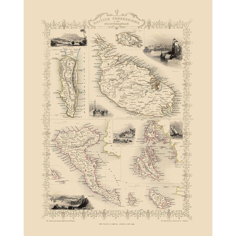 «Red Barrel Studio® Tallis Gallery», art sur toile tendue: British Possitures, H 24 po x l 20 po