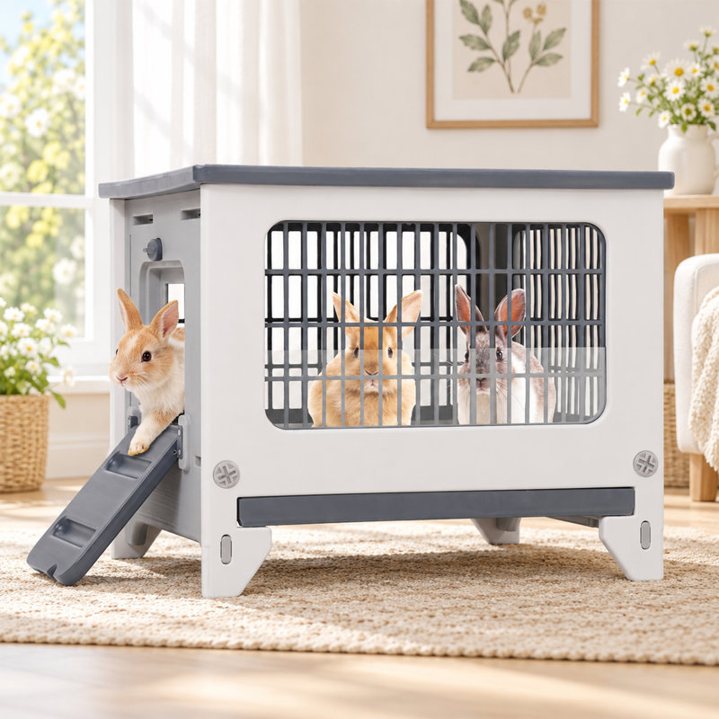 Weather Resistant Rabbit Small Animal Modular Habitat