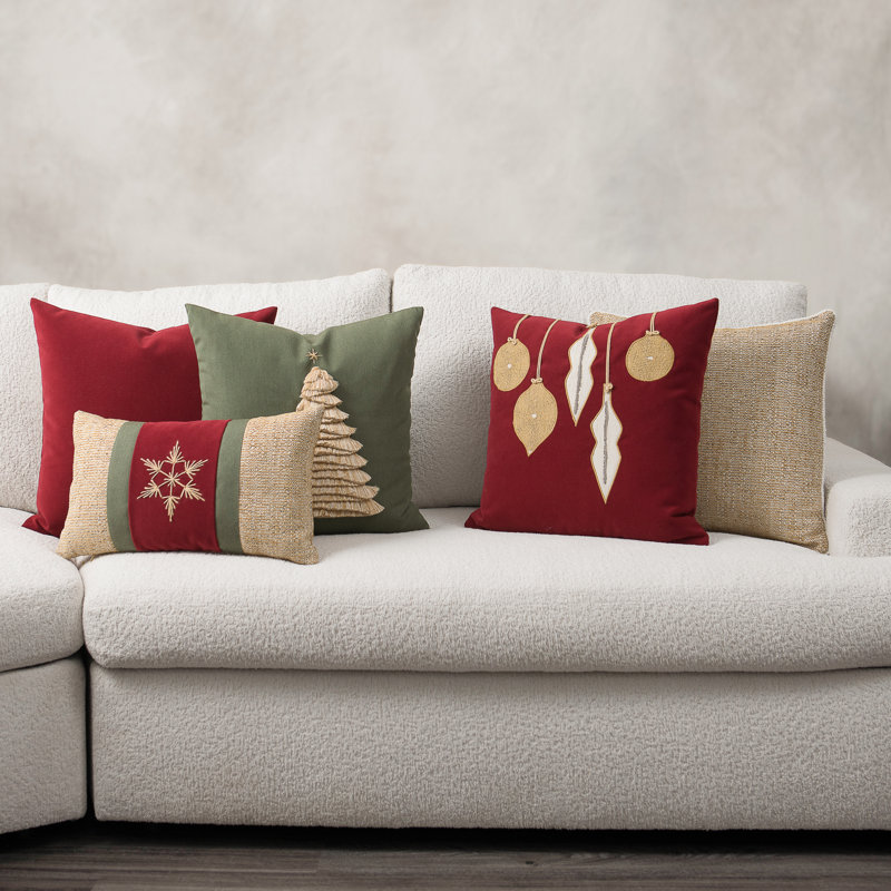 Starlight Coordinated Set of 5 Indoor & Outdoor Throw Pillows, 2 Piece Set